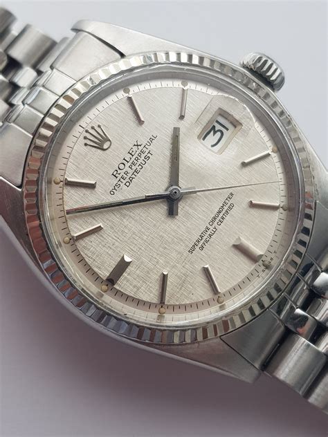 rolex datejust linen dial